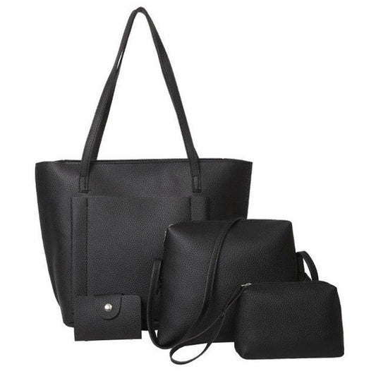 Xiniu women bags set 4 pcs Tote leather women bag small Crossbody bags bolsa feminina Dropshipping#6M