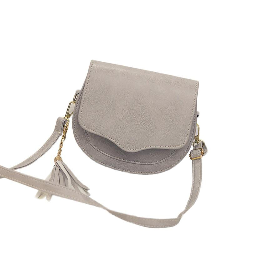 Women Messenger Bags Simple Fashion Tassel Handbag Womens Shoulder Bag bolsa feminina para mujer#30